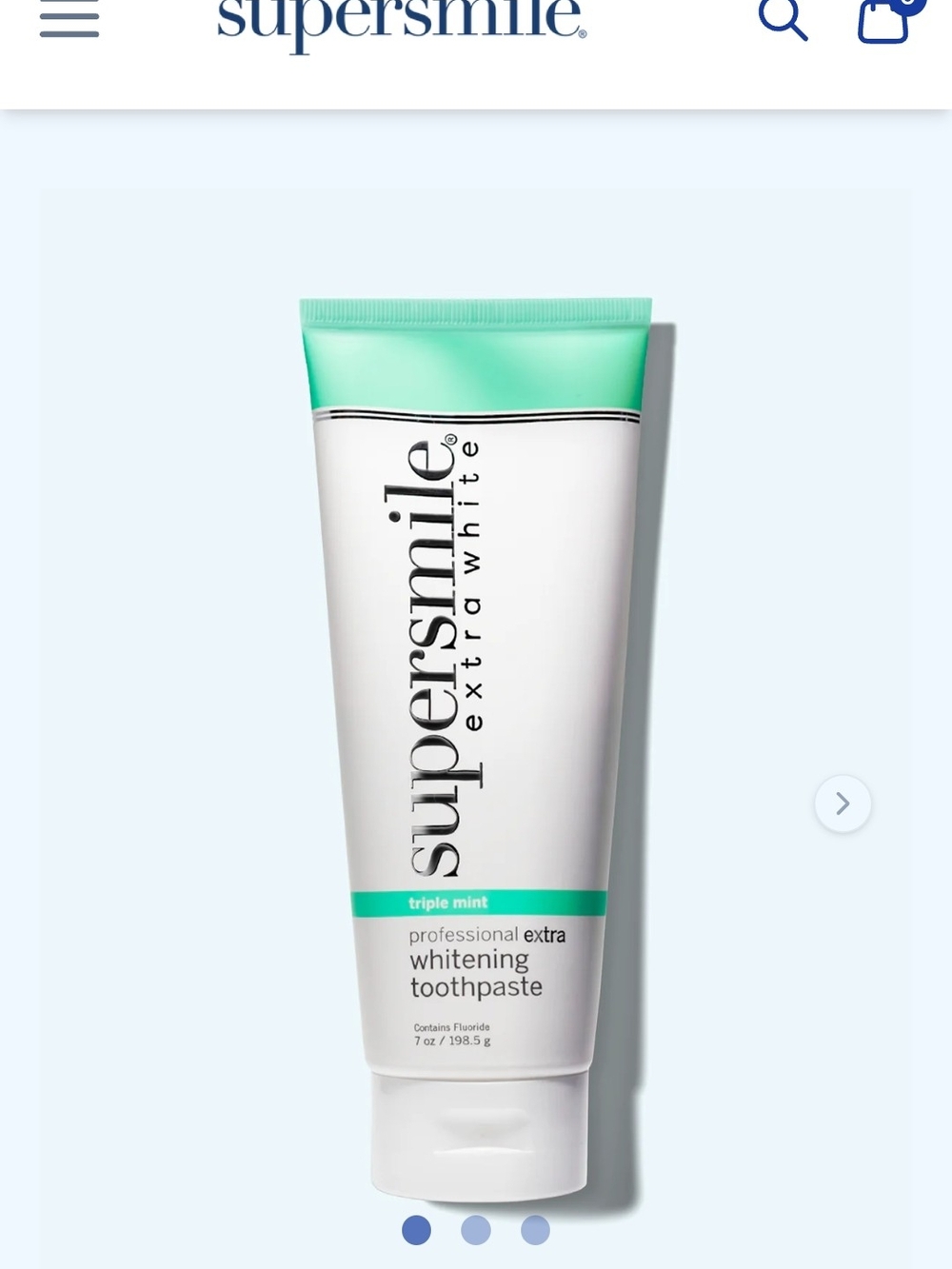 Extra Whitening Toothpaste - Triple Mint/White